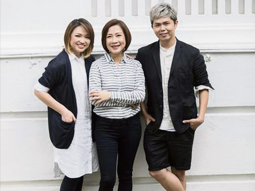  洪菁雲（左起）、林安娜和黃文鴻這“鐵三角”，要為UFM100.3和96.3好FM的聽眾帶來優質節目和好聲音。（UFM100.3提供）