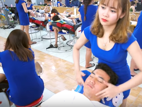 [影片] 超舒服！越南辣妹洗頭 Dịch vụ massage từ A-Z ...