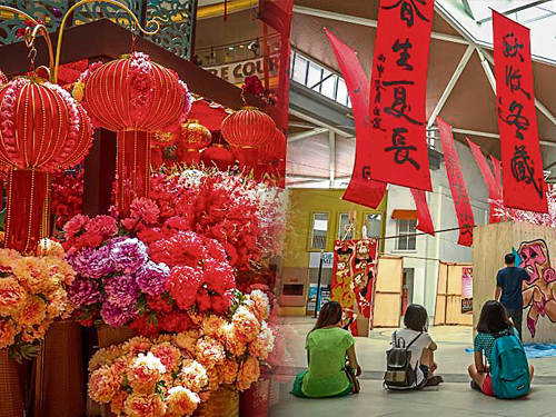 農曆新年期間,吉隆坡各大商城掛滿紅紅火火的裝飾,逛那些琳琅滿目的年貨攤,聽那些喜氣洋洋的新年歌,感覺這才有年味。