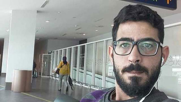  滞留在马来西亚机场禁区超过半年的叙利亚男子哈山。