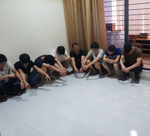 警方共逮捕9名中国籍男女。