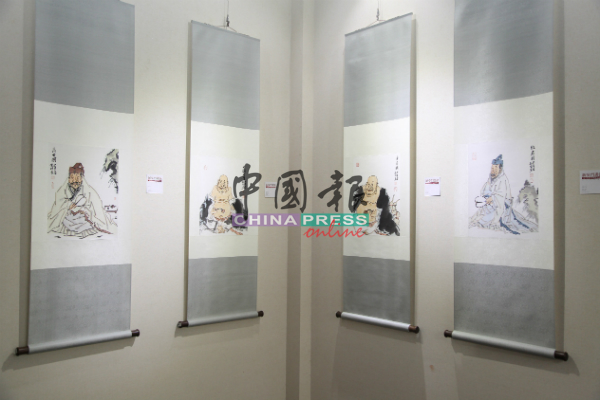 新吴门画派苏州国画院中国画作品展马来西亚巡展在马六甲郑和．朵云轩艺术馆展开。