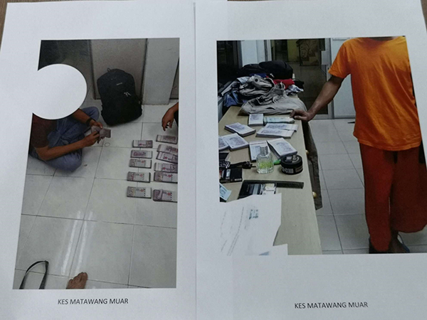 印尼籍男子携带钜款入境，遭关税局扣查。