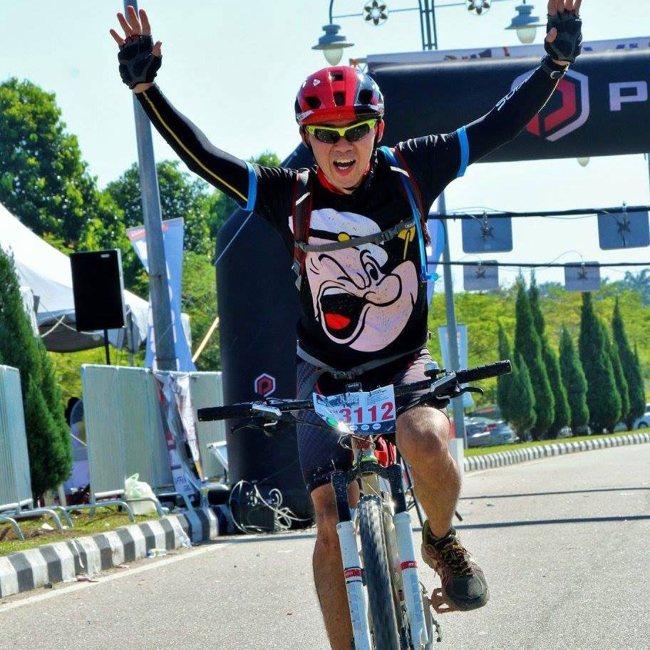 死者生前常参与各骑脚车活动。(图取自死者面子书)