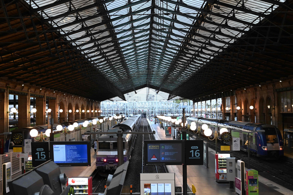 歐洲最繁忙的車站「巴黎北站」檔案照。