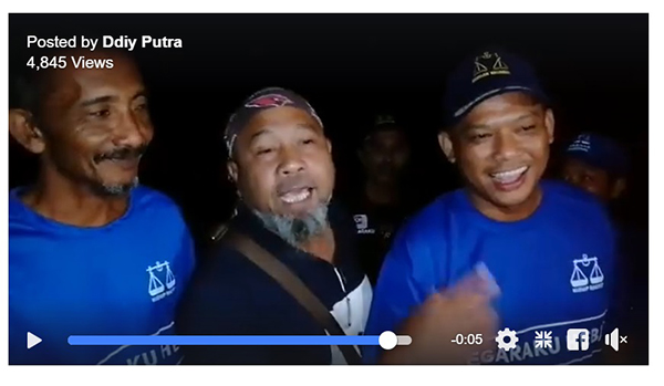 面子书账户帝呆儿子（Ddiy Putra）上载一视频，指阿未法依曾转告他们此事已在国会讨论。