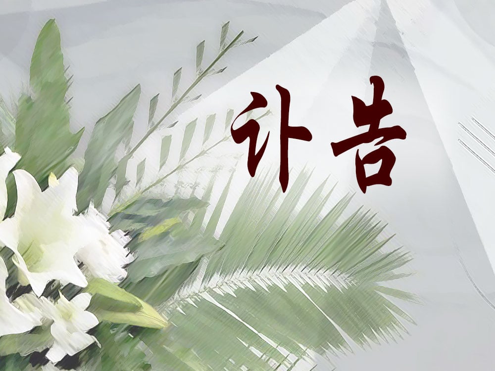 ◤讣告◢马六甲丁赖新村陈门侯点娘老太孺人(五代大母)往生,于2月1日举殡。