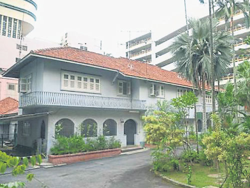 屬陳篤生后人的第10郵區烏節路永久地契豪宅。 (海峽時報)