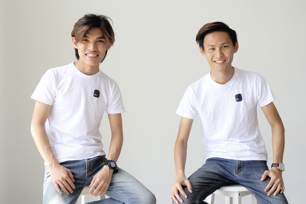 Max Chua（左）与Edison Lim因一次随性的对话，促成了TAG La这次合作项目。 