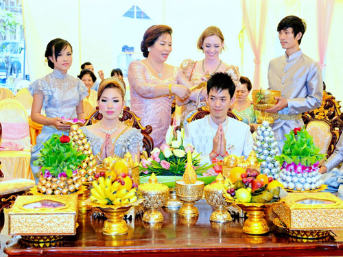 柬埔寨人的結婚典禮。（檔案照）