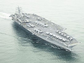 對朝鮮施壓  美3航母將聚西太平洋