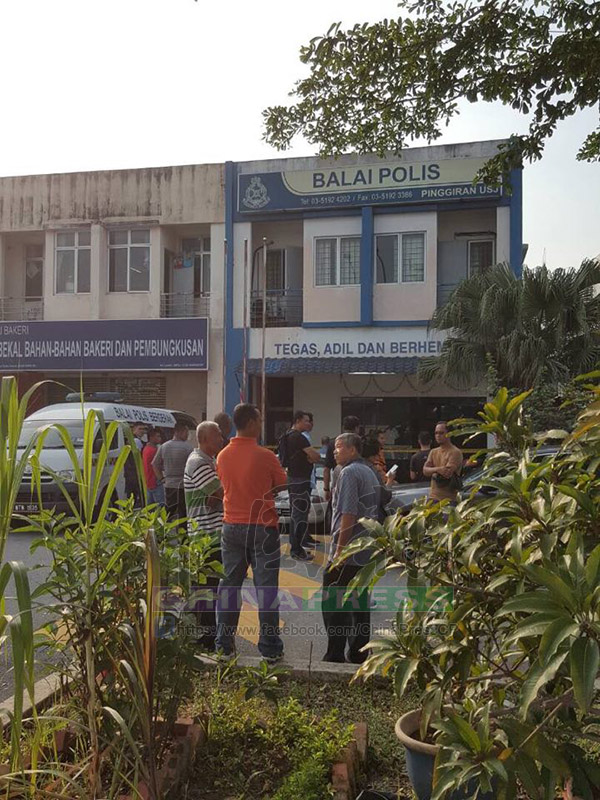 案發地點:雪州梳邦再也Pinggiran警局。