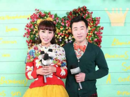  馬茸茸和延壯壯的夫妻合照。