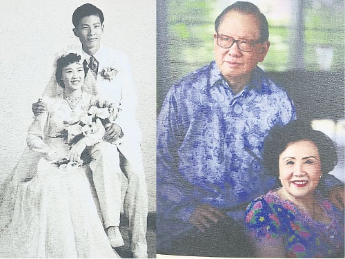 楊忠禮與夫人潘斯里陳開蓉一起走過64年，可謂是鶼鰈情深。