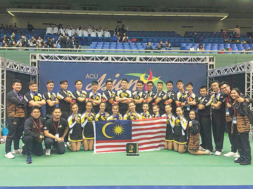很多人或許不知道，馬來西亞也有國家競技啦啦隊。