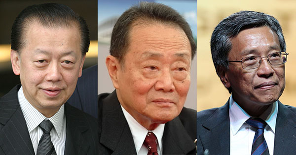 左:郭令燦 中:郭鶴年 右:林國泰