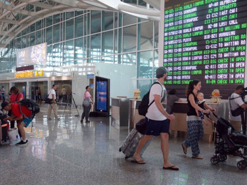 峇里島伍拉·賴國際機場已經關閉。（歐新社）