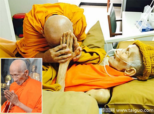 龍婆瑞高僧在今年7月去世，享年95歲，弟子痛哭。