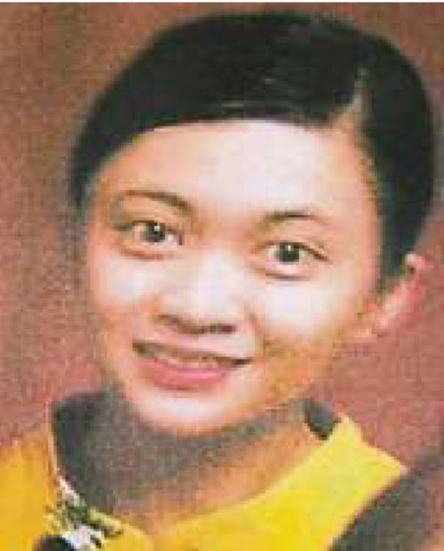  失蹤女子Juliet Teo Yung King照片。