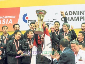 亞洲羽球團體賽‧印尼冷靜搶湯杯