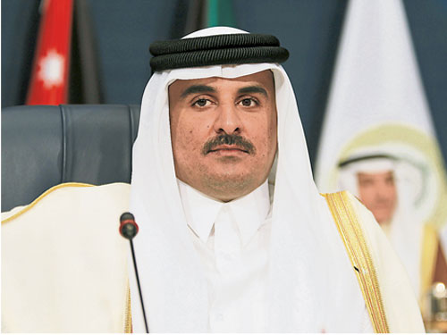 卡塔爾國家元首塔尼姆。圖為檔案圖。 