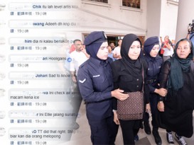 法庭外高喊“國語萬歲”    馬來女藝人被轟博廉價宣傳