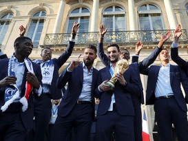 ◤俄羅斯世界杯◢  法國每人獎金154萬  部分球員都捐出去