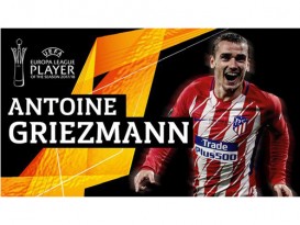 歐聯杯最佳球員 格里茲曼喜上加喜