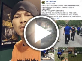 不滿芙市局獸醫局捕殺流浪狗 黃明志發視頻爆罵