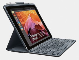 新品報到‧Logitech Slim Folio iPad變筆電流動辦公