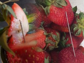 震驚澳洲 草莓藏針疑有模仿效應