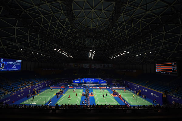 中国公开赛就在常州奥体体育馆举行。（互联网）