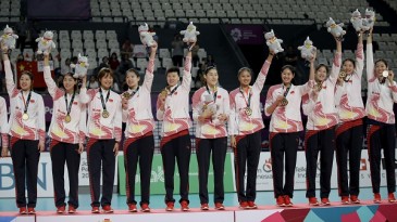 耶加達亞運會‧中國女排第8度封后