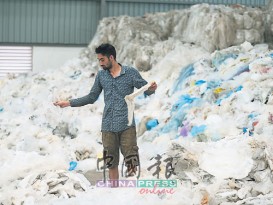 洋垃圾围村（第三篇）钱要赚但别污染环境 合格处理 废塑料净