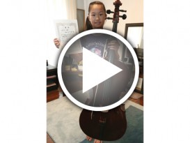 台湾日本大提琴赛夺奖  9岁叶馨乔扬名国际