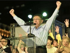 ◤台湾九合一选举◢ 台北市长柯文哲险胜3254票 丁守中要求查封票箱