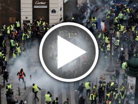 法国“黄背心”新一轮示威 警方催泪弹驱赶 捕700人