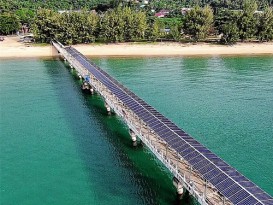 半岛首个岛屿 刁曼岛15%电用再生能源
