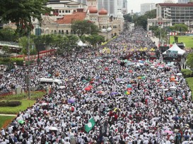 ◤反ICERD集会◢警方最终统计：5.5万人参与集会