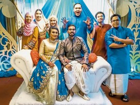 体现马来西亚人团结精神 印裔娶妻 巫裔当伴郎