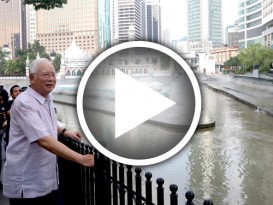 直播！纳吉邀网友 到吉隆坡的蓝溪川