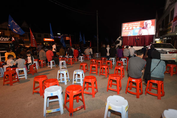 希盟在金马仑补选的首场讲座反应并不热烈，只有一些年长选民出席聆听。