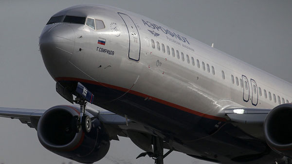 俄航客机周二发生改道事件。图为事发航空旗下客机。