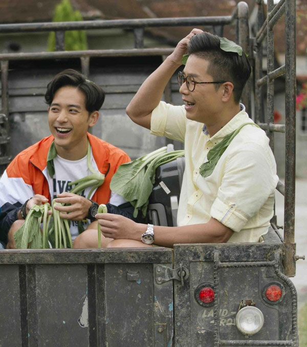 《玩转全家福》的兄弟档林晓峰（右）和林德信，28日来马跑宣传。