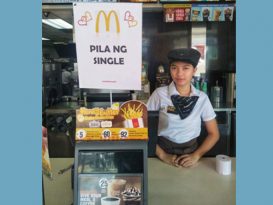 菲律宾麦当劳 设单身、失恋队列