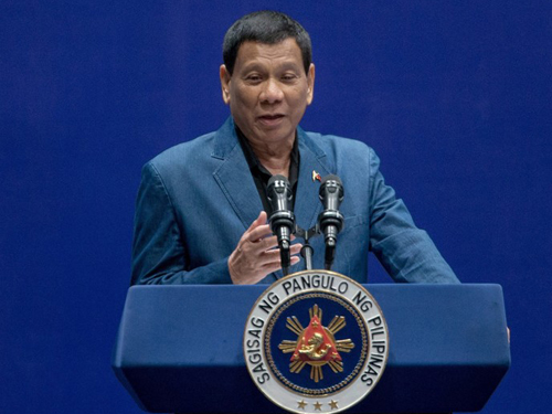 菲律宾总统迪泰特。