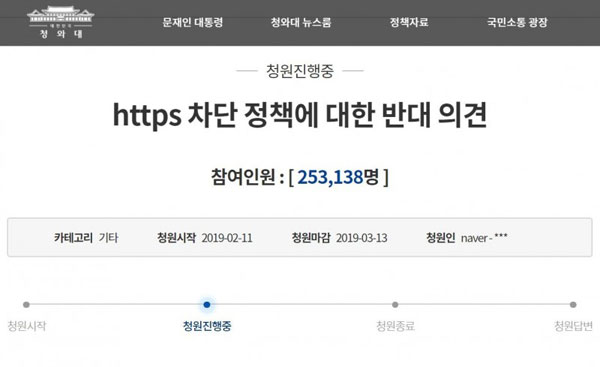 针对政府封锁大量成人网站的举动，至今已有25万人上网联署抗议。