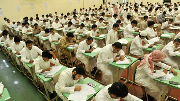 沙地在周六宣布，将汉语纳入沙地王国所有教育阶段的课程之中。图为档案图。