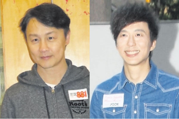 郑敬基（左）与邓健泓样貌相似。