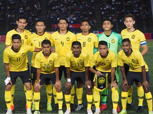 马来西亚幼虎队在东南亚22岁以下足球锦标赛B组首战0比1不敌东道主柬埔寨，遭遇开门黑。（照片取自大马足总）